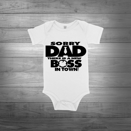 "New Boss In Town" Onesie