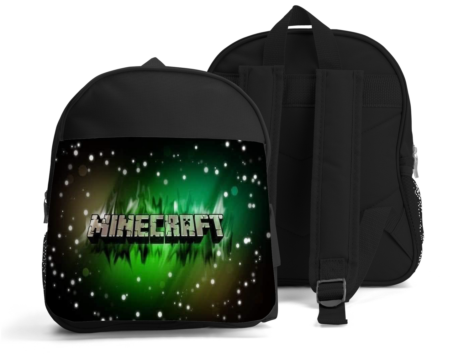 Green Minecraft kids Backpack