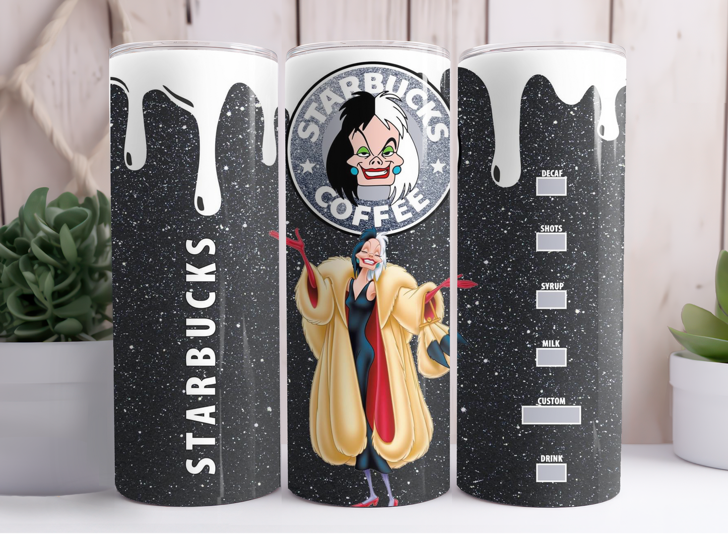 Cruella Starbucks Tumbler