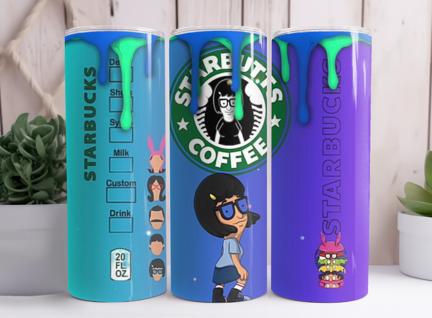 Kids Bob Burger Starbucks Tumbler