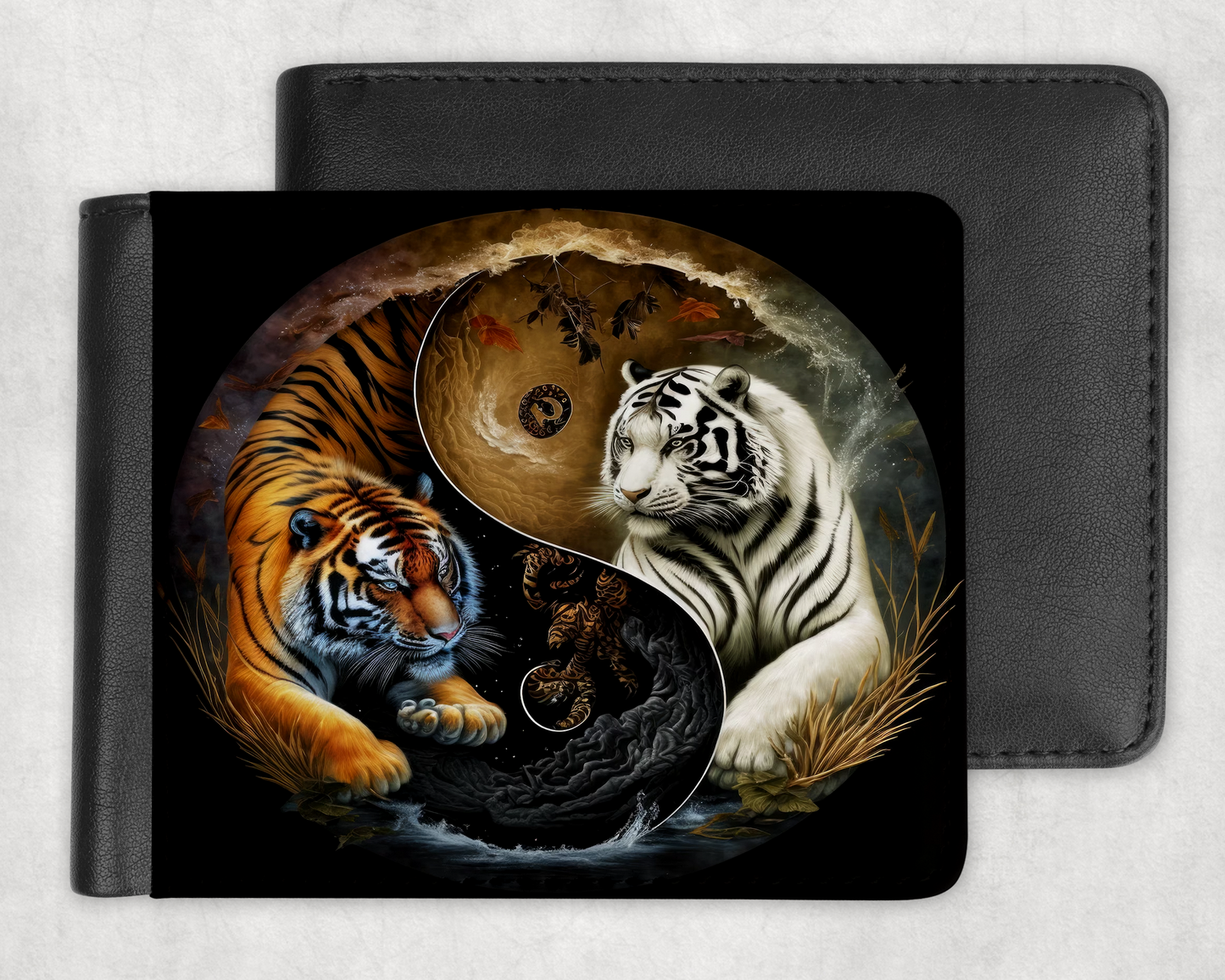 Brown & White Lion Wallet