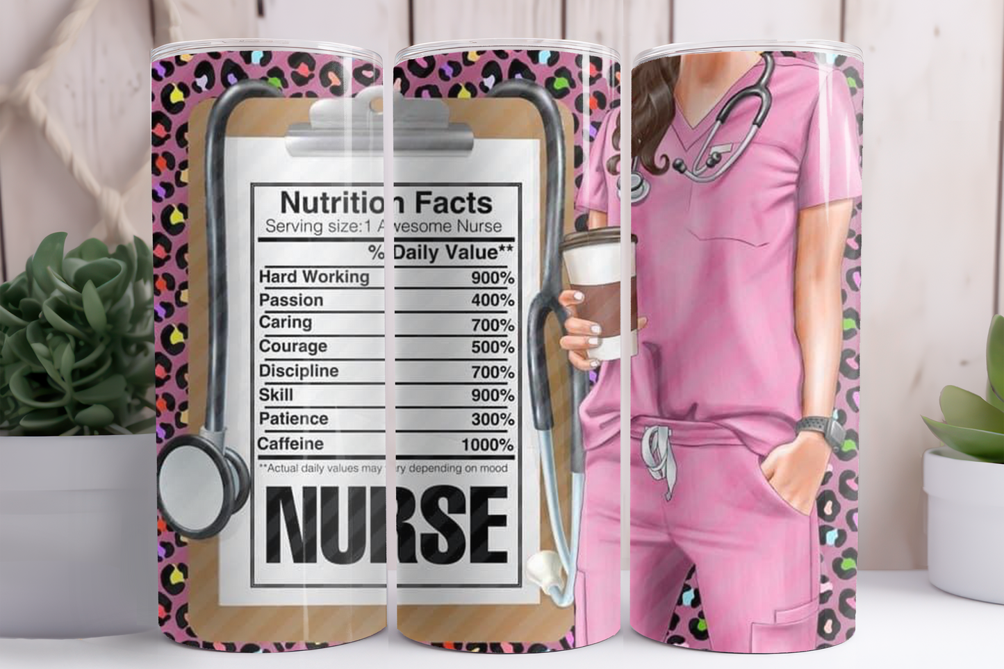 Pink Nurse Tumbler