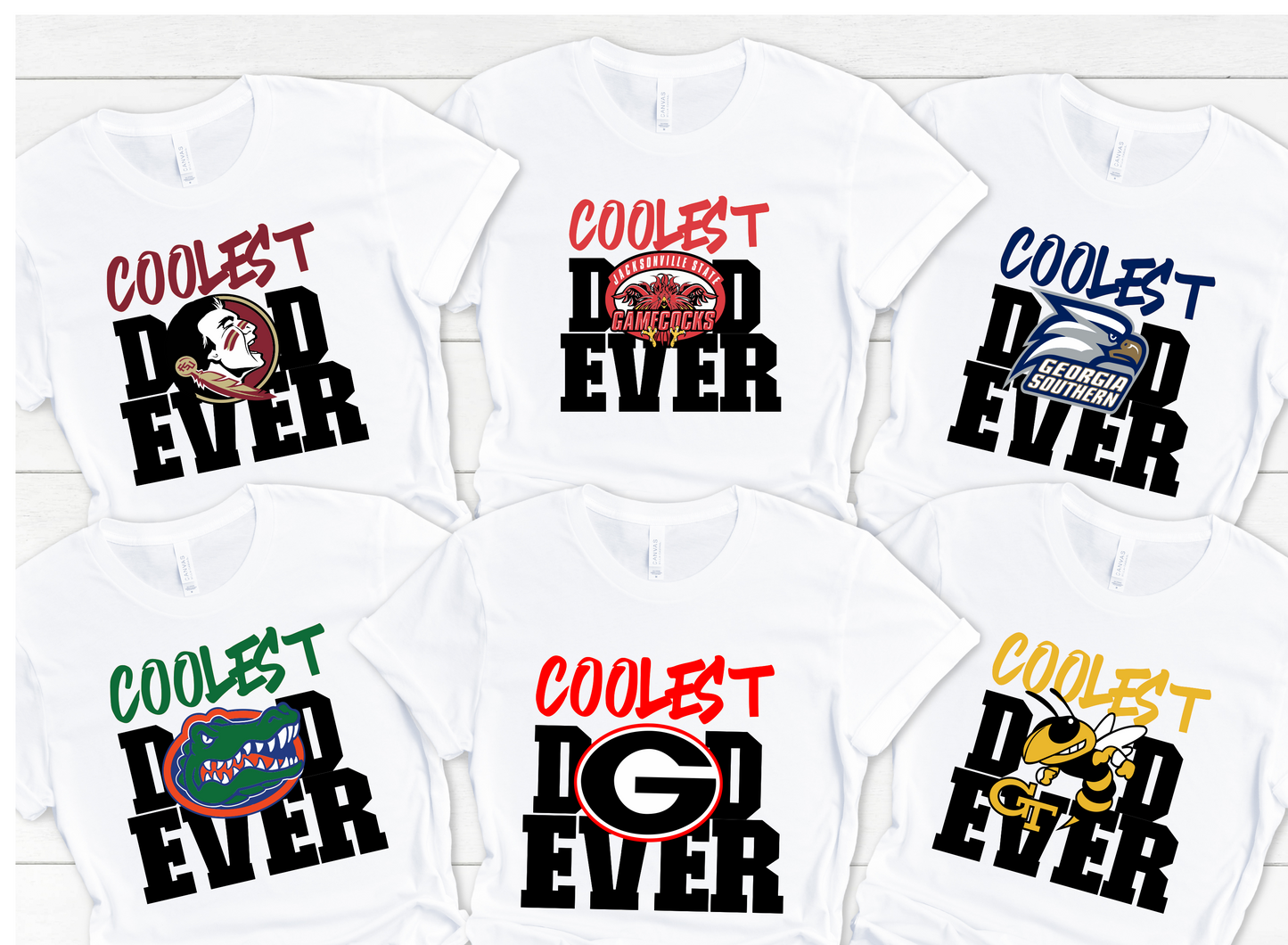 "Coolest College Dad Ever" Tshirt