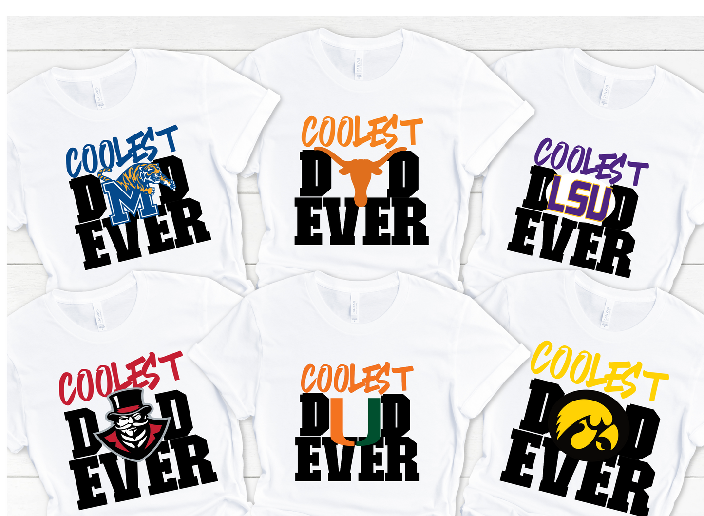 "Coolest College Dad Ever" Tshirt