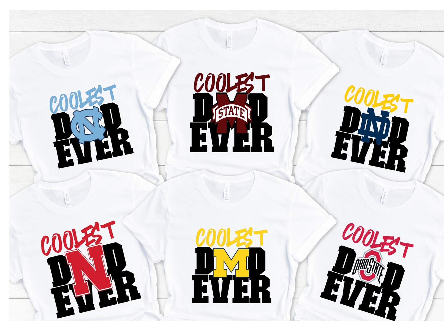 "Coolest College Dad Ever" Tshirt