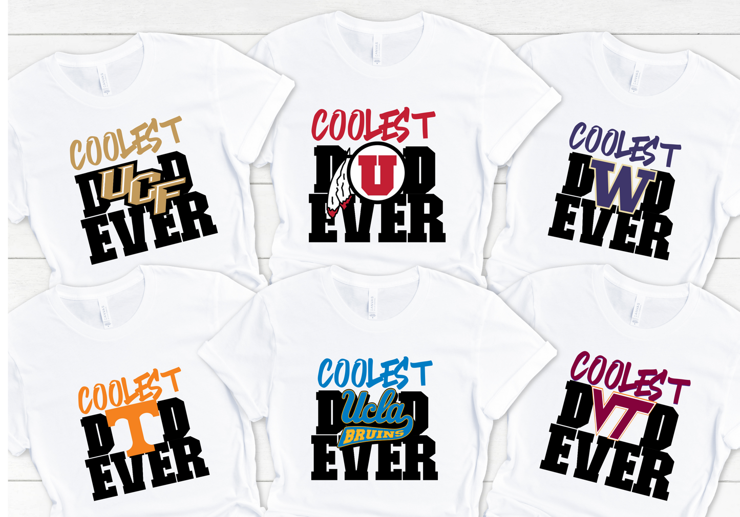 "Coolest College Dad Ever" Tshirt