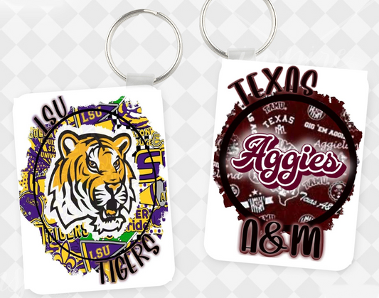 LSU & Texas Aggies Keychains