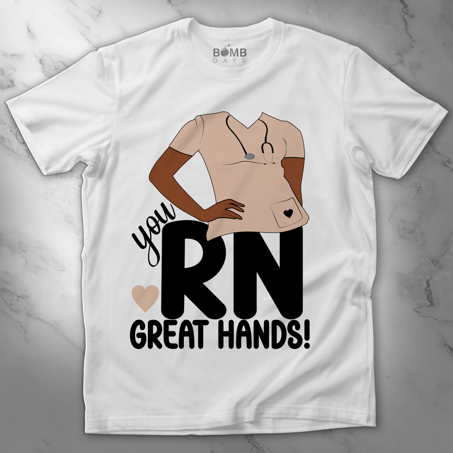 " You're N Good Hands" Registered Nurse Tshirts