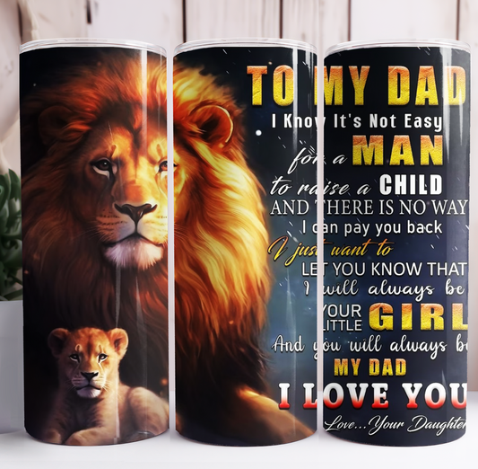 "From Daughter" Father's Day Tumbler