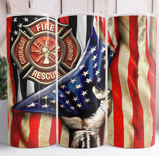 Fire Fighter Tumbler