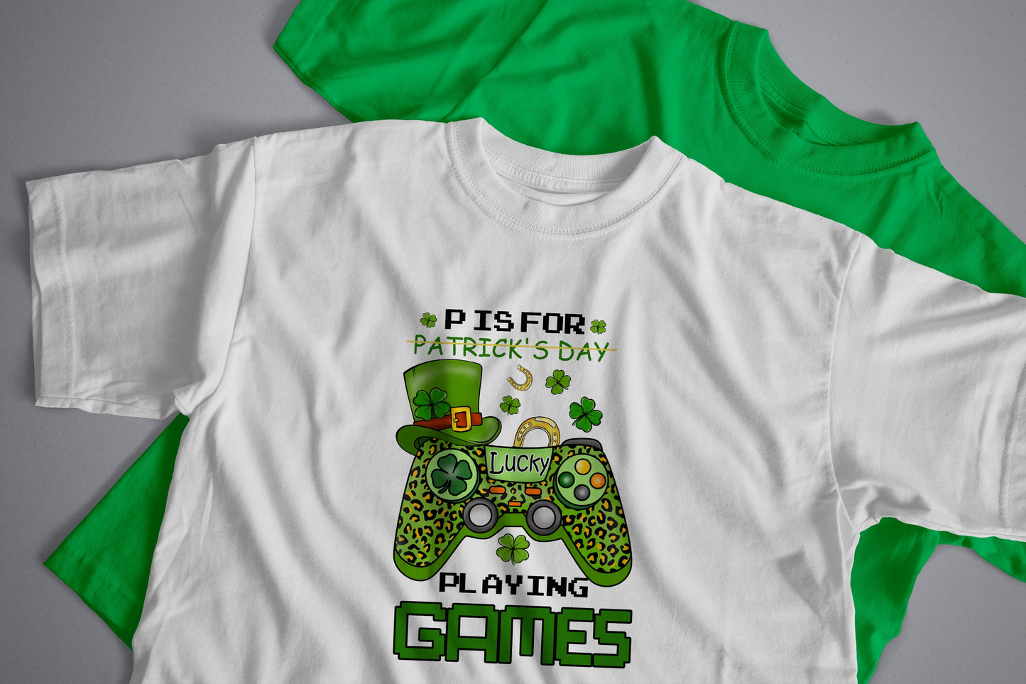 "Playing Games" Little Boy St.Patricks Day Tshirt