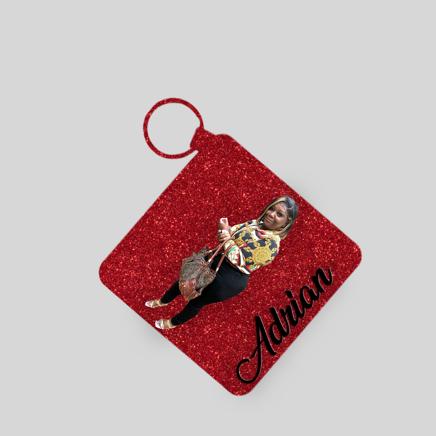 Your Custom Glitter Keychain