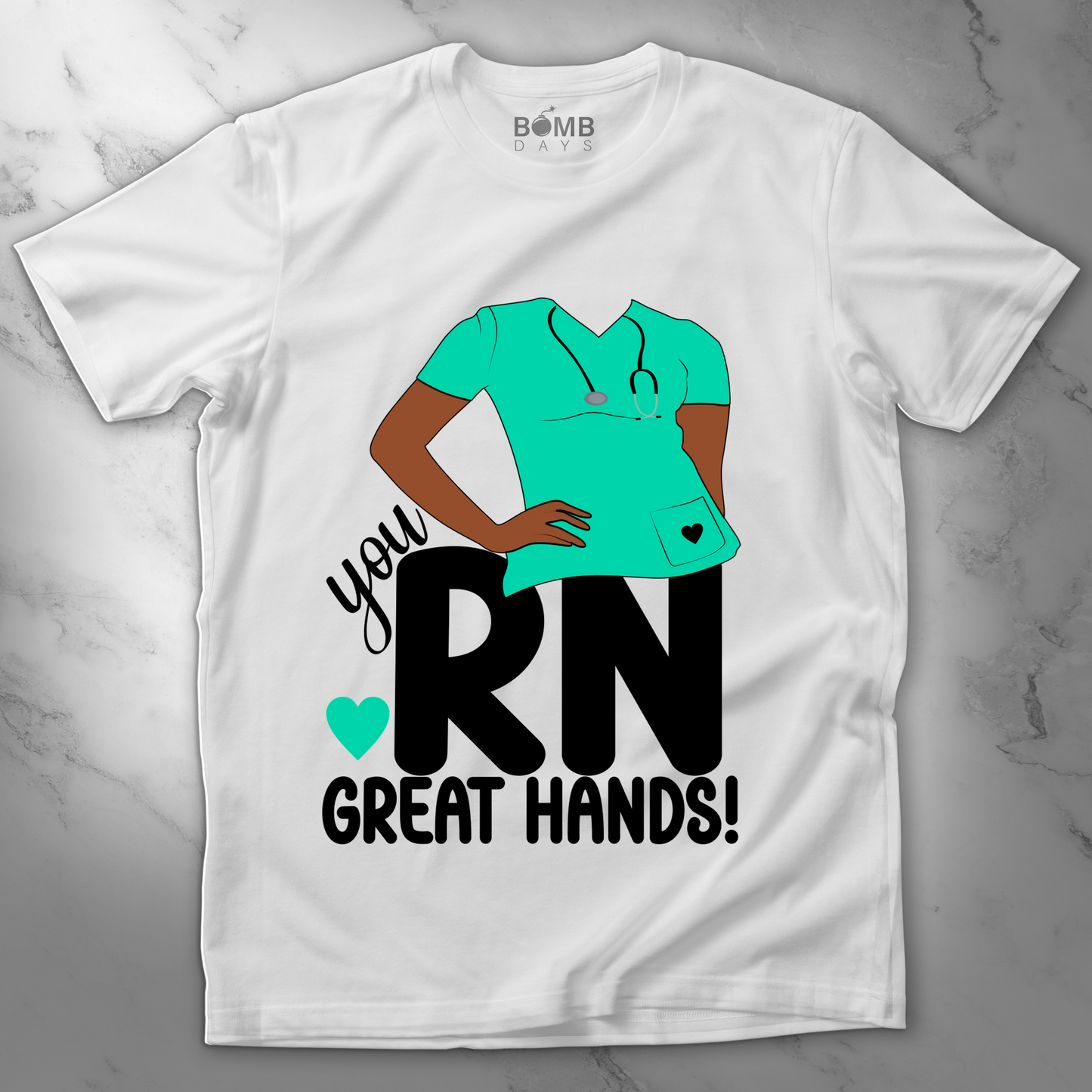 " You're N Good Hands" Registered Nurse Tshirts