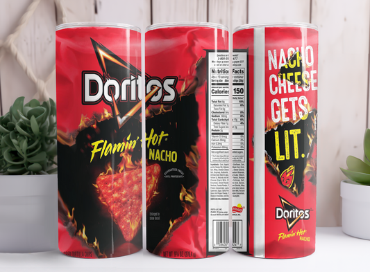 Flamin' Doritos Styled Tumbler