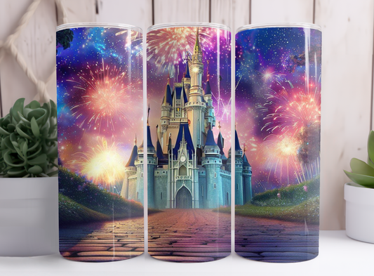 Fireworks Castle Tumbler