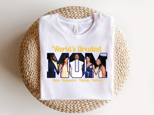 Custom Name & Image World’s Greatest MOM