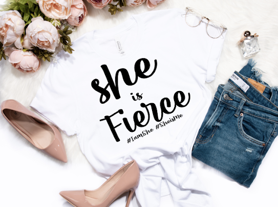 “She Is…” White Tshirts