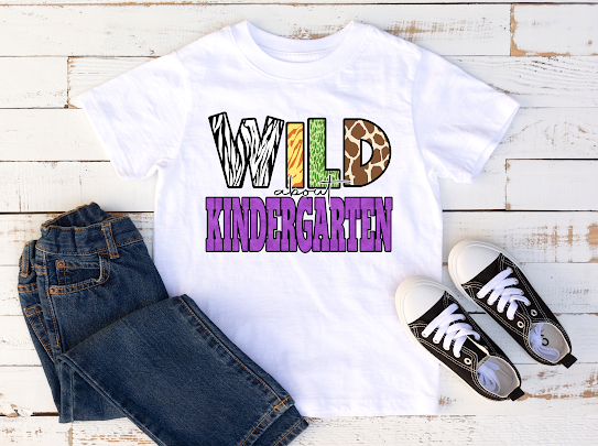 “Wild About.." School Tshirts