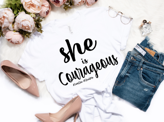 “She Is…” White Tshirts