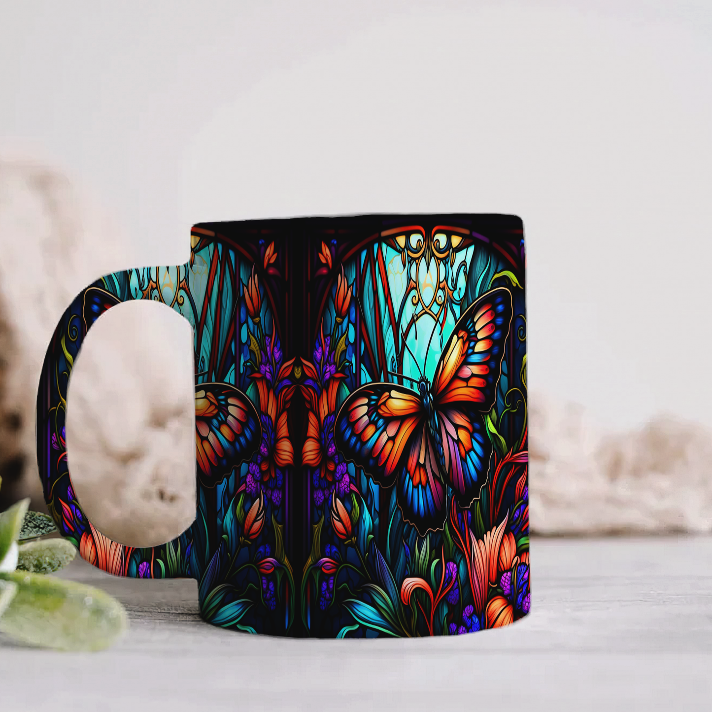 Butterfly Modeled Mug’s