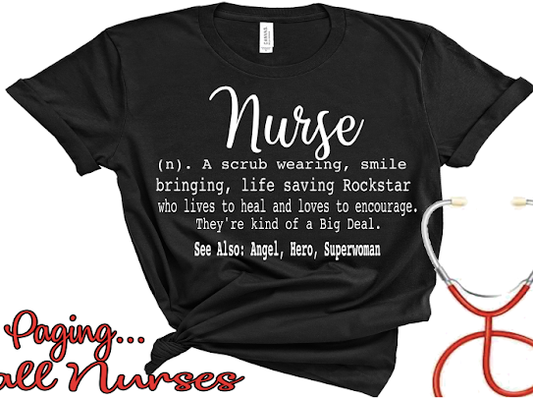 Nurses Are Angels & Heros Tshirts