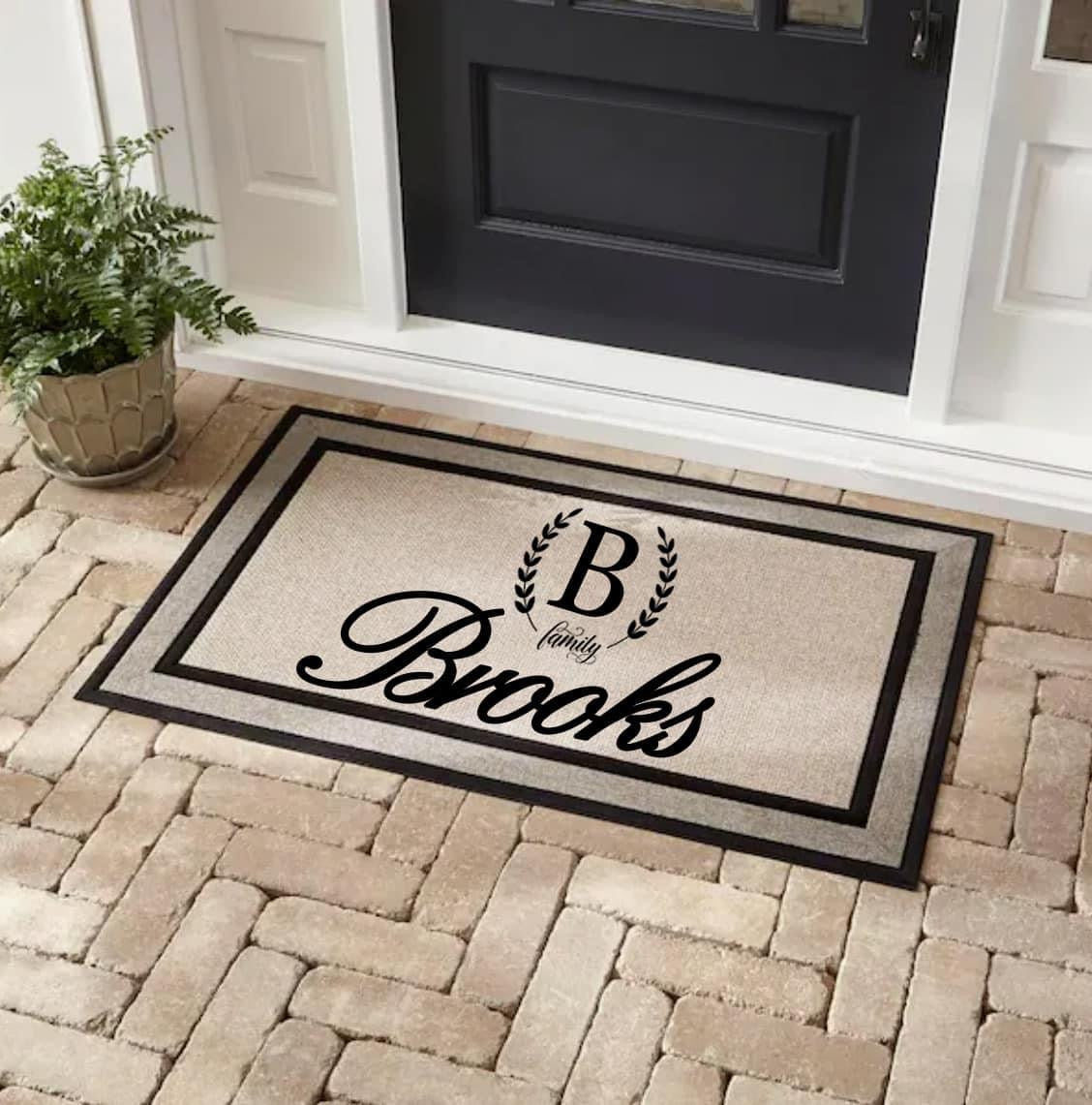 Custom Name Door Mat