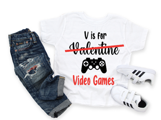 Little Boys Video Game Tee