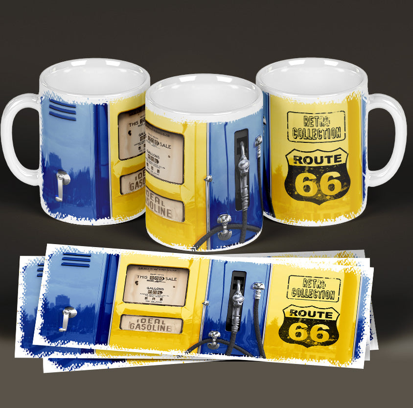 Gas Pump Themed Mug’s