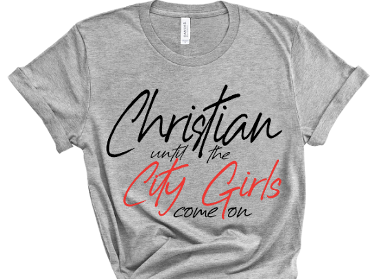 “Christian But I Love…” Tshirts