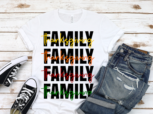 Family Thanksgiving Tshirt