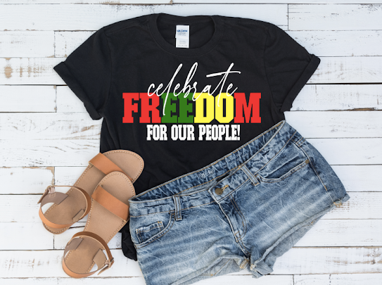 “Celebrate Freedom” Juneteenth Tshirt