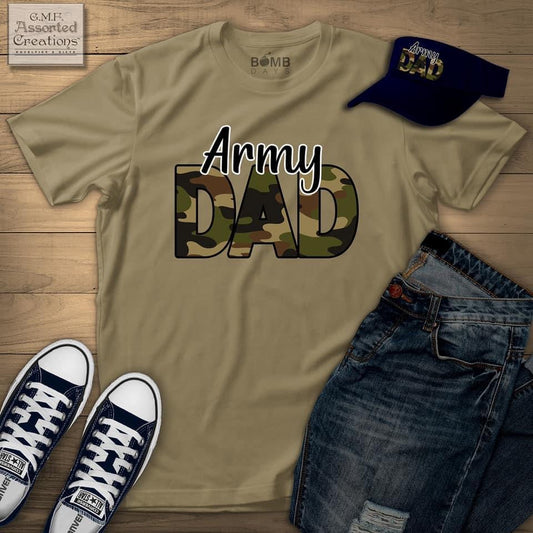 Army Dad Tshirt & Cap Set