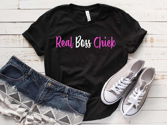 Real Boss Chick Tshirt