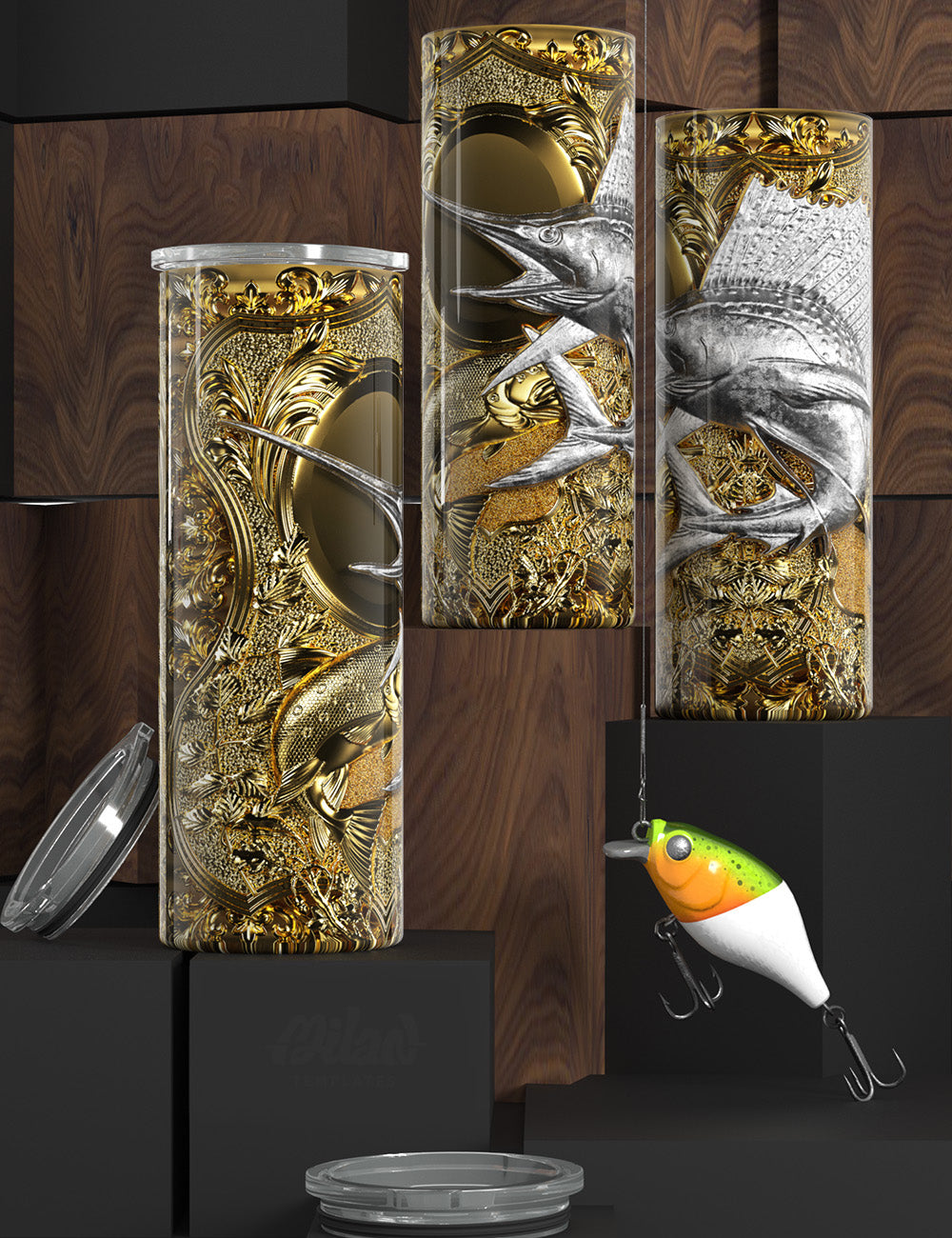 Fish Themed Tumbler