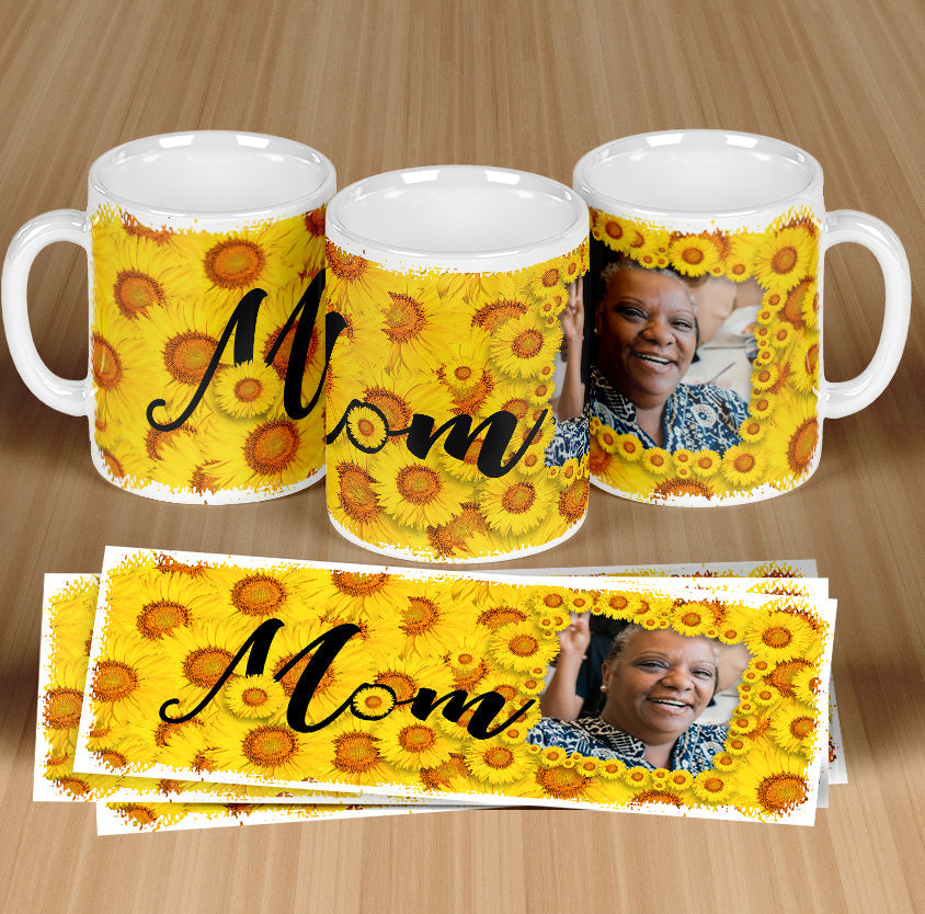 Custom Mom’s Sunflower Tumbler & Mug