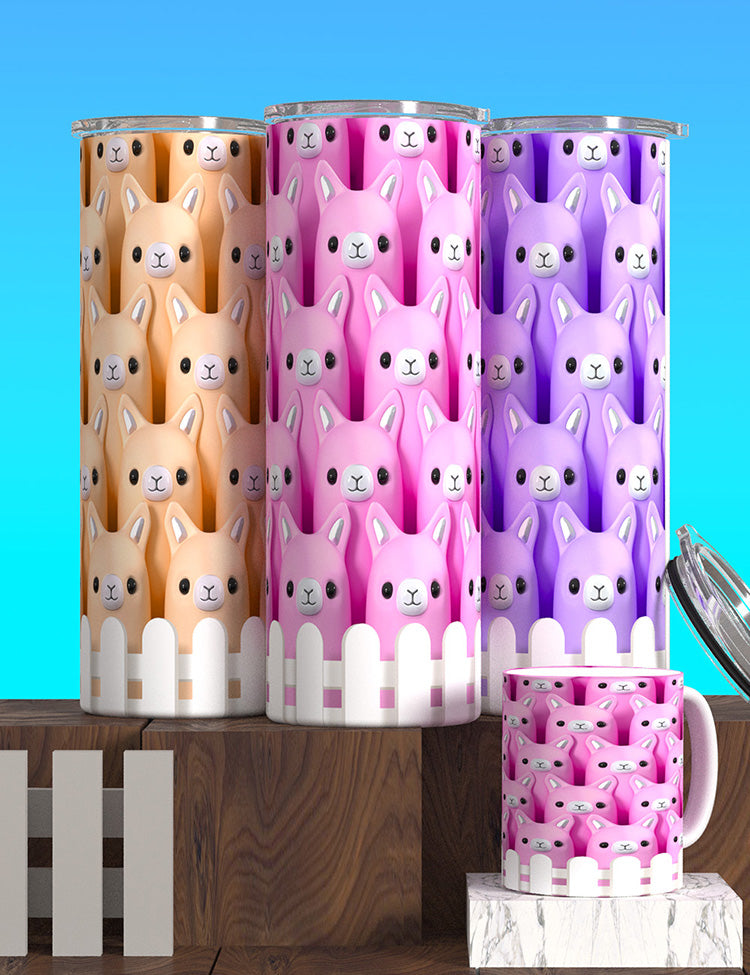 Vibrant Llama Tumbler’s