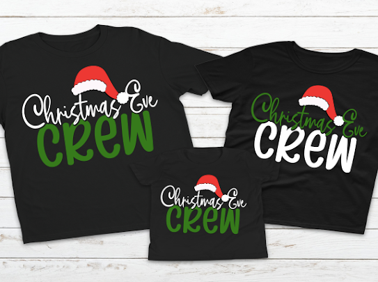 Christmas Eve Crew Family Tshirts