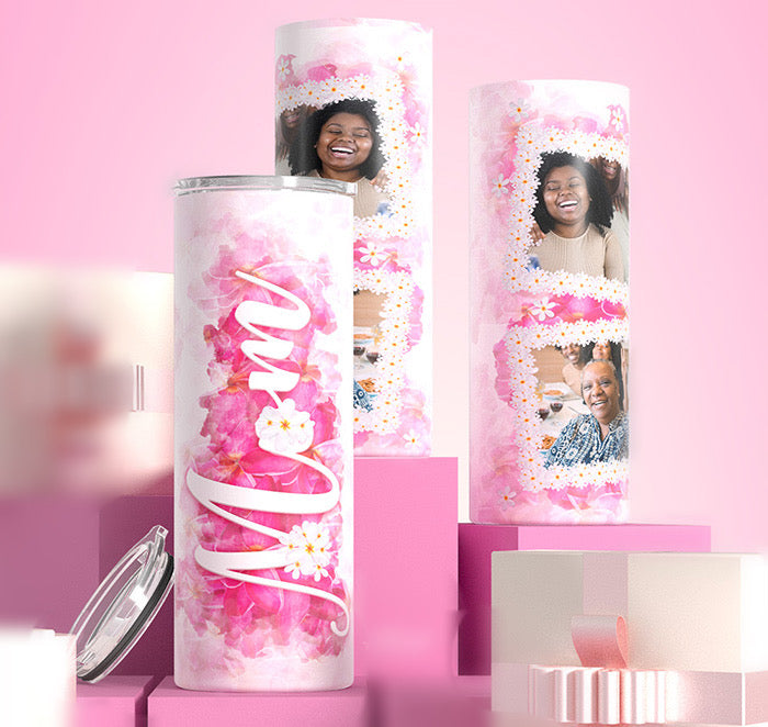 Mother’s Day Floral Custom Tumbler