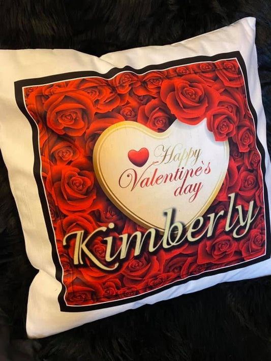 Custom Valentine’s Day Pillow