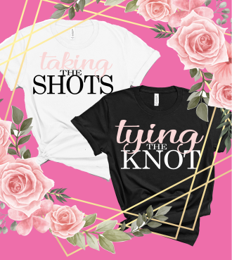 Tying The Knot & Taking Shots Tshirt