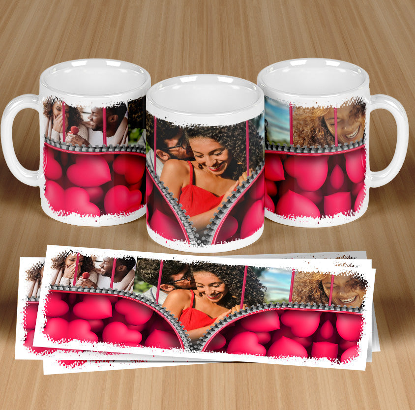 Custom Heart Filled Mug’s