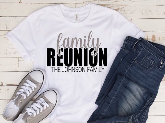 Custom Family Reunion Tshirts