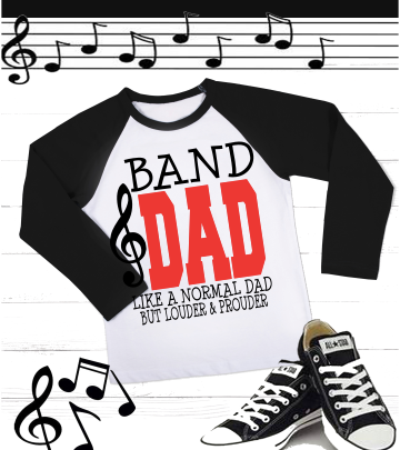 Proud Band Dad Tshirt