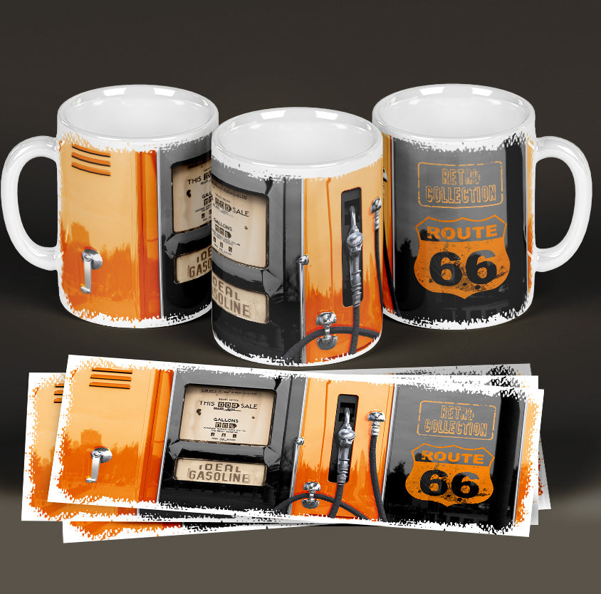 Gas Pump Themed Mug’s