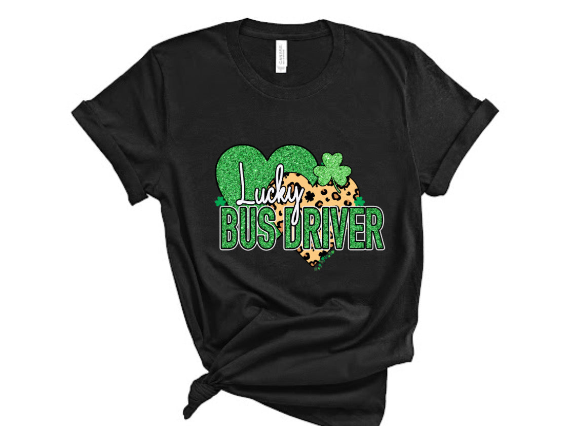 Lucky Bus Driver St.Patrick’s Day Tshirt