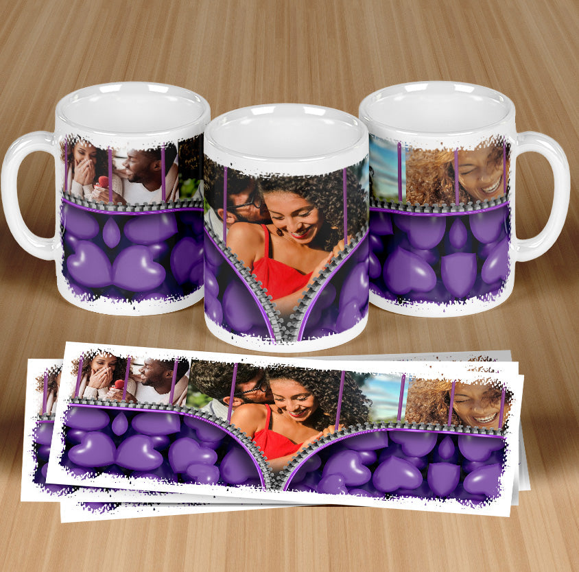 Custom Heart Filled Mug’s