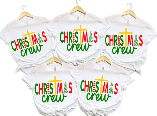 Christmas Crew Family Tshirts