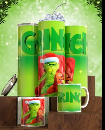 Grinch & Max Tumbler & Mug