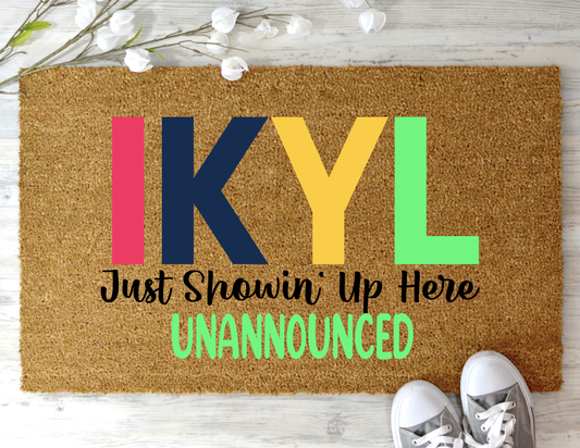 “I Know You Lying” Front Door Mats