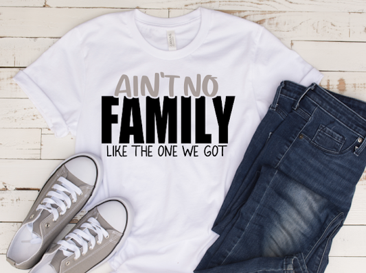 “Anit No Family Like The One We Got” Tshirt